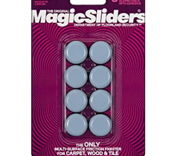 Magic Sliders 8025 Series 8PK 1″ RND Slide Disc, Blue