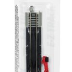 Bachmann Trains - Snap-Fit E-Z Track 9? Straight Terminal Rerailer w/Wire (1/card) - Nicke - Image 2