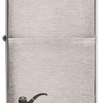 Zippo Unisex-Adult Pipe Lighter, Brushed Chrome Black Pipe, One Size - Image 2