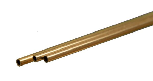 K & S PRECISION METALS 8126 3PK3/32 x 12 BRS RND Tube, Pack of 3, Brass - Image 3