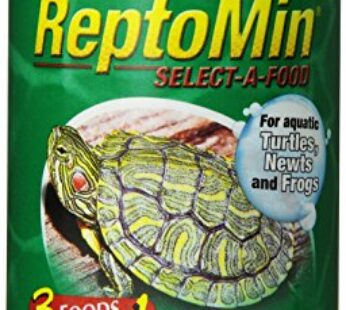 Tetra ReptoMin Select-A-Food 1.55 Ounces, For Aquatic Turtles, Newts And Frogs, Variety Pa