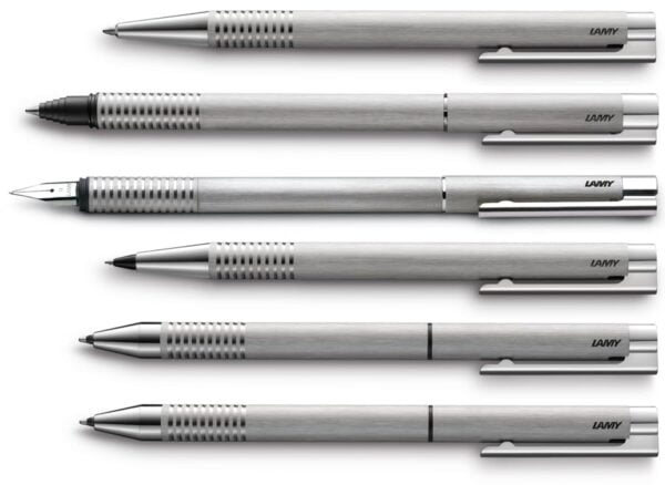 Lamy logo brushed - Ballpoint Pen in an elegant & robust stainless steel case - line width - Image 6