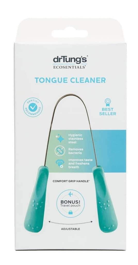 DrTung?s Stainless Tongue Scraper - Tongue Cleaner for Adults, Kids, Helps Freshens Breath