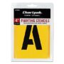 Chartpak Letter and Number Painting Stencils, A-Z and 0-9, 4 Inches H, 35 per Pack (01565)