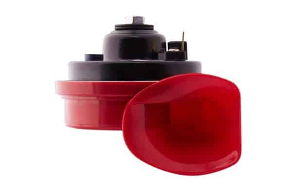 HELLA 007424801 Twin Trumpet High/Low Tone 12V Horn Kit with Bracket, Red - Image 2