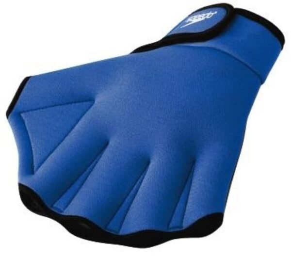 Speedo unisex adult Swim Training Fitness aquatic gloves, Royal, Large US