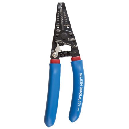 Klein Tools 11057 Wire Cutter / Wire Stripper, Made in USA, Heavy Duty Wire Cutter Strippe
