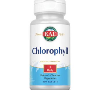 KAL Chlorophyll Tablets, 20 mg, 100 Count