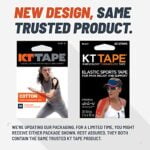 KT Tape, Original Cotton, Elastic Kinesiology Athletic Tape, 20 Count, 10? Precut Strips, - Image 2