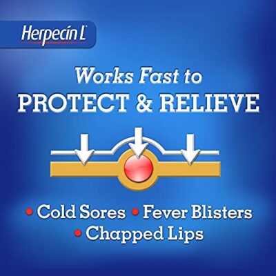 Herpecin L Lip Balm Stick 30 SPF 0.1 Ounce Tube Cold Sore Sun & Fever Blisters and Chapped - Image 8