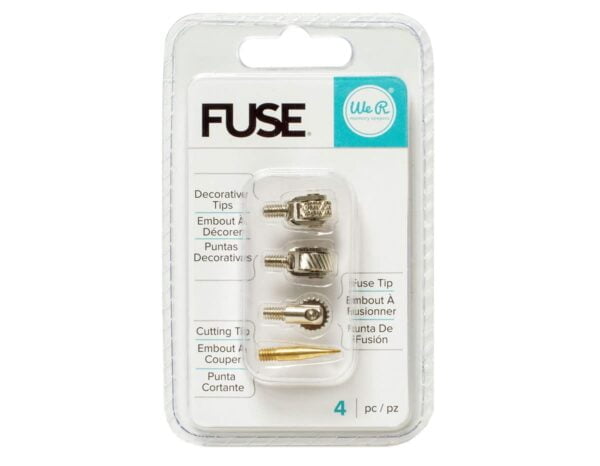 We R Memory Keepers Power Tools Fuse Tips 4 Piece, Gold, for Use with We R Memory Keepers - Image 2