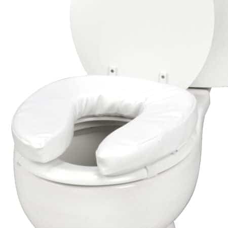 DMI Raised Toilet Seat Cushion Seat Cushion and Seat Cover to Add Extra Padding to the Toi