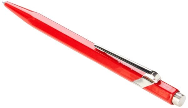 CREATIVE ART MATERIALS Caran D'ache Ballpoint Pen, Metal Red (849.070)