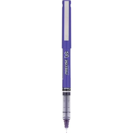 Pilot, Precise V5, Capped Liquid Ink Rolling Ball Pens, Extra Fine Point 0.5 mm, Purple, P - Image 3