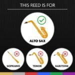 L?g?re Reeds - Alto Saxophone Reed, Signature, Strength 2.50 (ASG2.50) - Premium Synthetic - Image 2