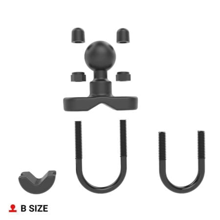 RAM Mounts Handlebar U-Bolt Base for Rails 0.5" to 1.25" in Diameter RAM-B-231ZU with B Si - Image 2