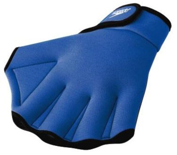 Speedo unisex adult Swim Training Fitness aquatic gloves, Royal, Small US