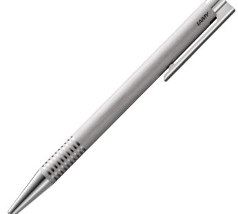 Lamy logo brushed – Ballpoint Pen in an elegant & robust stainless steel case – line width