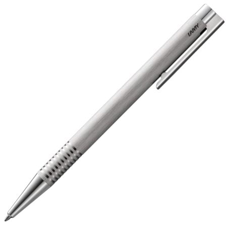 Lamy logo brushed - Ballpoint Pen in an elegant & robust stainless steel case - line width