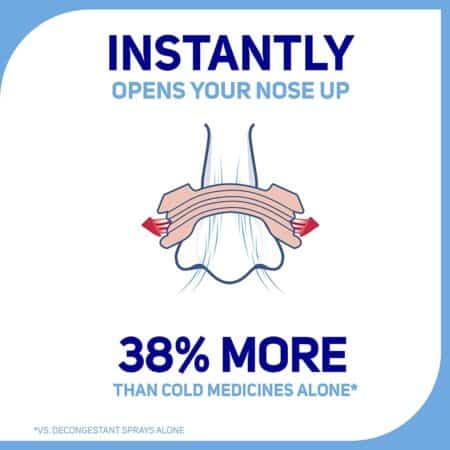 Breathe Right Nasal Strips Clear For Sensitive Skin Large 30 Each - Image 4