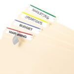 Avery File Folder Labels on 4" x 6" Sheets, Easy Peel, Assorted, Print & Handwrite, 2/3" x - Image 3