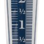 AcuRite 5" Capacity Easy-to-Read Magnifying Acrylic, Blue (00850A3) Rain Gauge