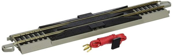 Bachmann Trains - Snap-Fit E-Z Track 9? Straight Terminal Rerailer w/Wire (1/card) - Nicke