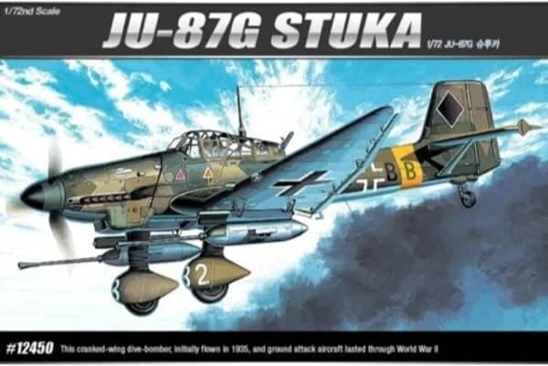 Academy JU87G-1 Stuka "Tank Buster" Model Kit - Image 2