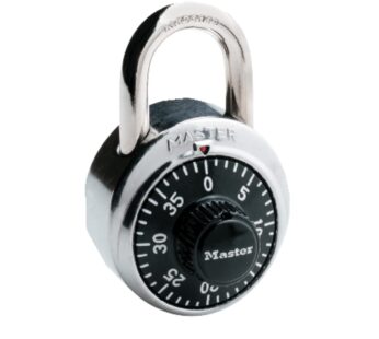 Master Lock 1500D Locker Lock Combination Padlock, 1 Pack, Black