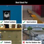 Master Lock Word Combination Lock, Set Your Own Word Combination Lock for Gym and School L - Image 3