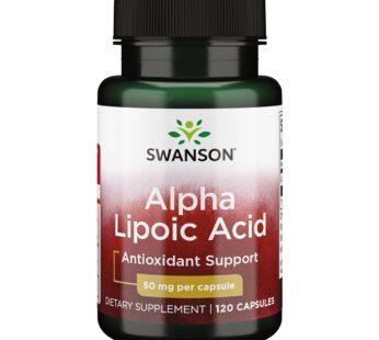 Swanson Alpha Lipoic Acid 50 Milligrams 120 Capsules