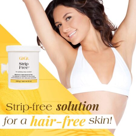 GiGi Strip Free Microwave Formula Hair Removal Wax, 8 oz - Image 2