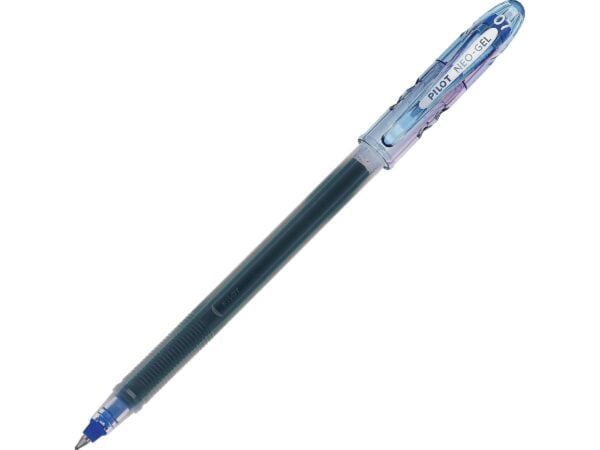 PILOT Neo-Gel Roller Ball Stick Pens, Blue Ink, Fine Point, 12-Pack (14002) - Image 2