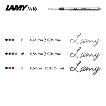 Lamy logo brushed - Ballpoint Pen in an elegant & robust stainless steel case - line width - Image 7