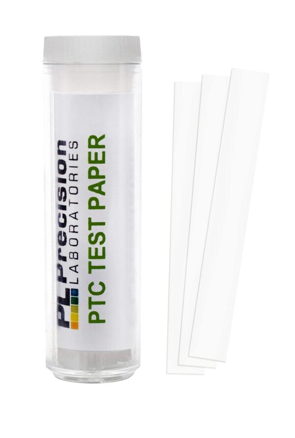 Precision Laboratories PTC Paper Taste Test Strips for Super Taster Test - Vial of 100