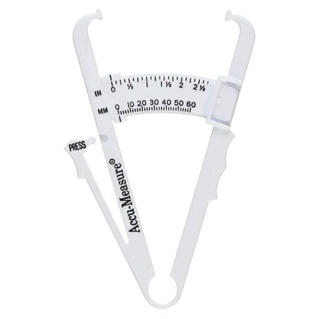 Accu-Measure Body Fat Caliper - Handheld BMI Body Fat Measurement Device - Skinfold Calipe
