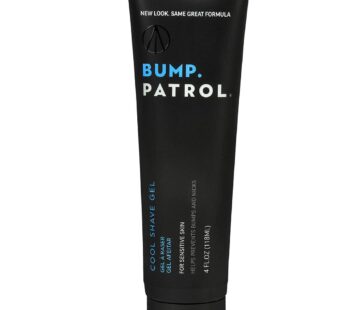 Bump Patrol Cool Shave Gel – Sensitive Clear Shaving Gel With Menthol Prevents Razor Burn,