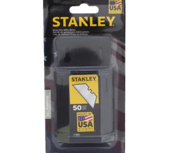 STANLEY Utility Knife Blades, Heavy Duty, 50-Pack (11-921L)