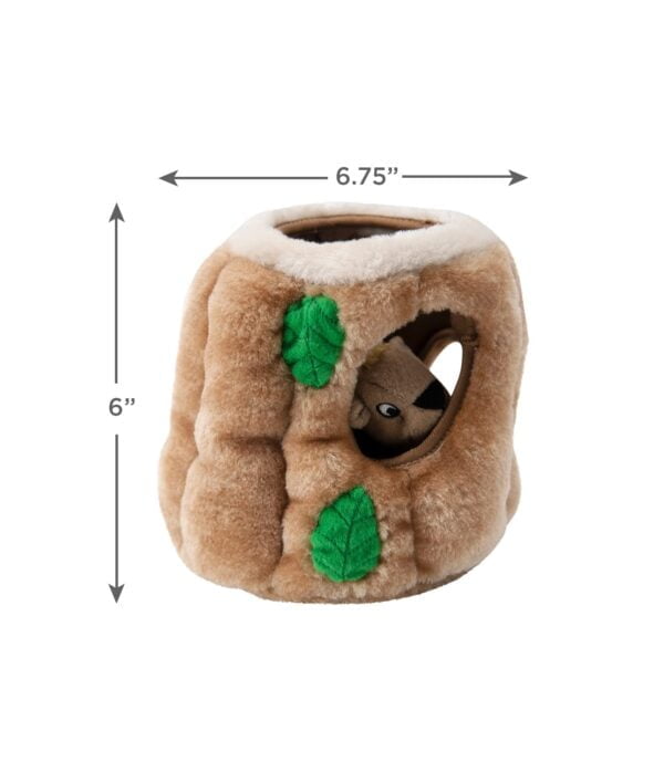 Outward Hound Hide A Squirrel Plush Dog Toy Puzzle, Medium - Image 3