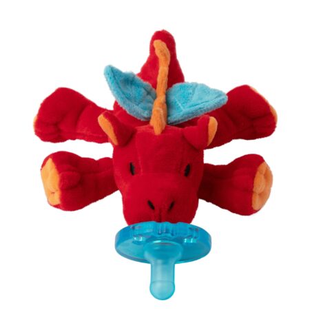 WubbaNub Infant Pacifier - Red Dragon - Image 2