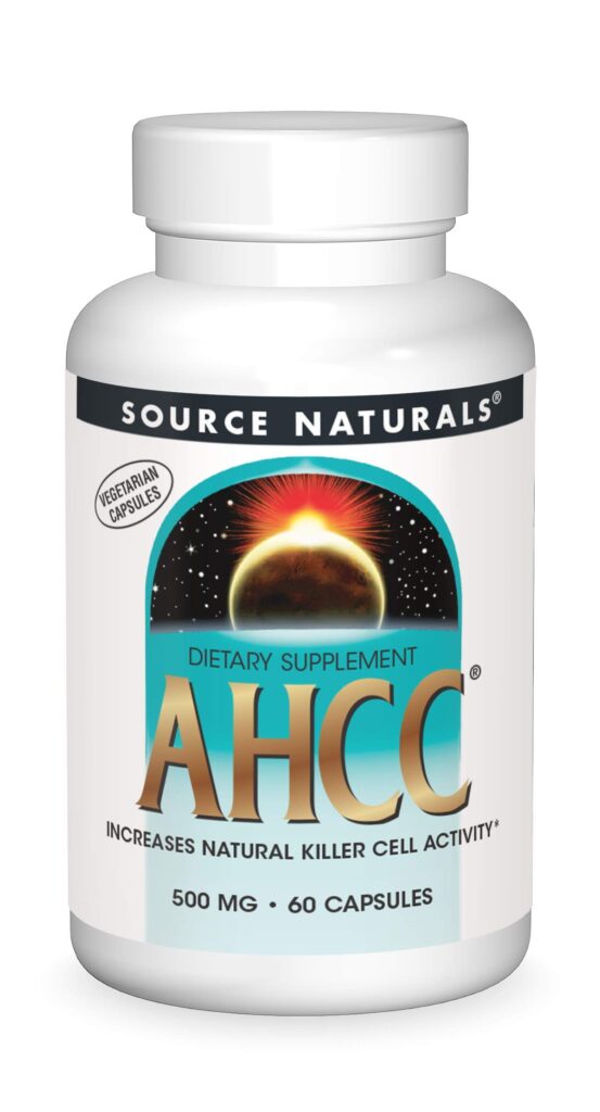 Source Naturals AHCC 500mg, 30 Vegetarian Capsules