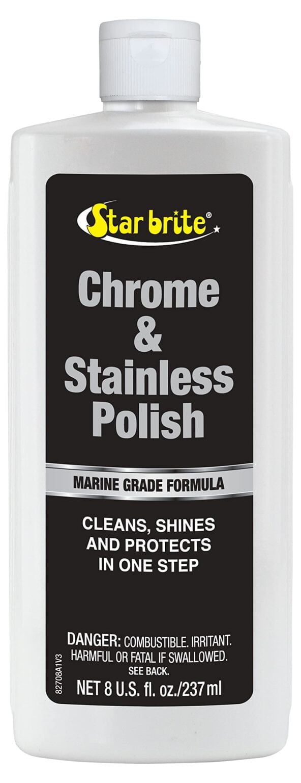 STAR BRITE Chrome & Stainless Polish - Marine Grade Formula Protects Against Pitting, Salt