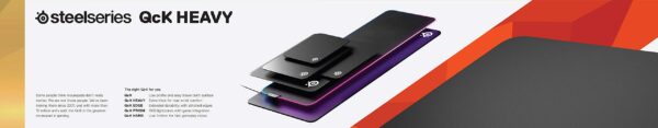 SteelSeries QcK Gaming Mouse Pad - Large Thick Cloth - Peak Tracking and Stability - Optim - Image 8