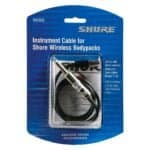 Shure WA302 2' Instrument Cable, 4-Pin Mini Connector (TA4F) to 1/4" Connector - Image 2