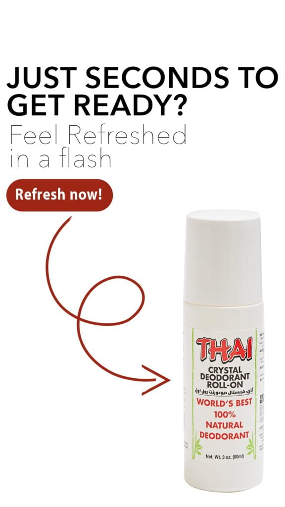 Thai Deodorant Stone Thai Crystal Mist Roll On Deodorant, 3 Oz - Image 6