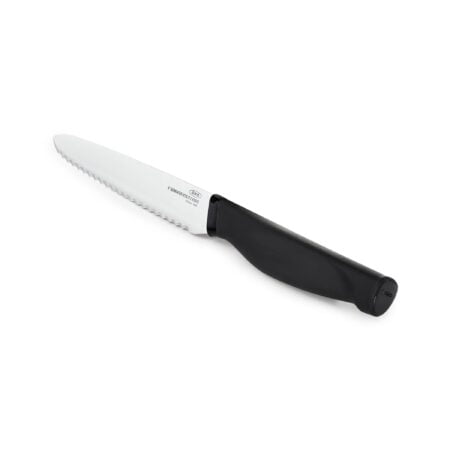 OXO Good Grips 5-in Serrated Utility Knife,Silver/Black - Image 4