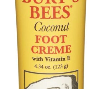 Burt’s Bees Coconut Oil Foot Cream, 4.34 Oz (Package May Vary)