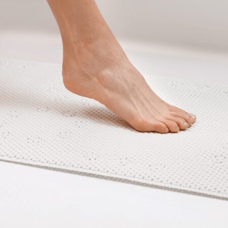 Duck Brand Softex Bath Mat for Tubs, Machine Washable, 17 x 36 Inches, White, Skid Resista - Image 6