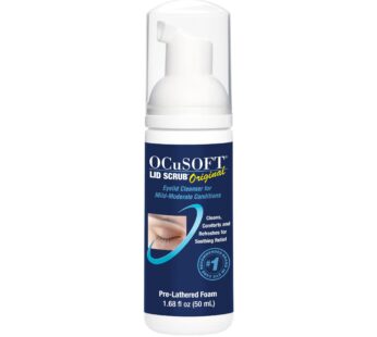 OCuSOFT Lid Scrub Original Foaming Eyelid Cleanser – Mild Instant Foaming Eyelid & Eyelash