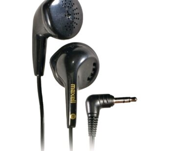 Maxell ? 190560, Wired Earbuds Headphones with Lightweight Extended Use Anisotropic Ferrit
